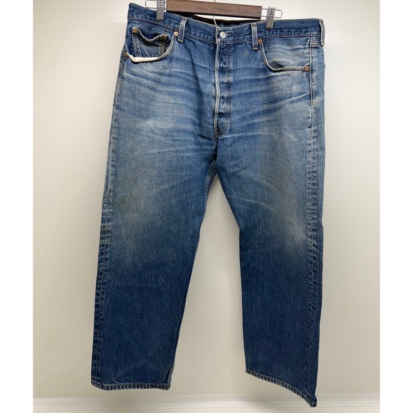 Levi's Other - Vintage Levi's 501 XX Jeans 40x30 Made in Mexico 2002 Light Wash Button Fly USA